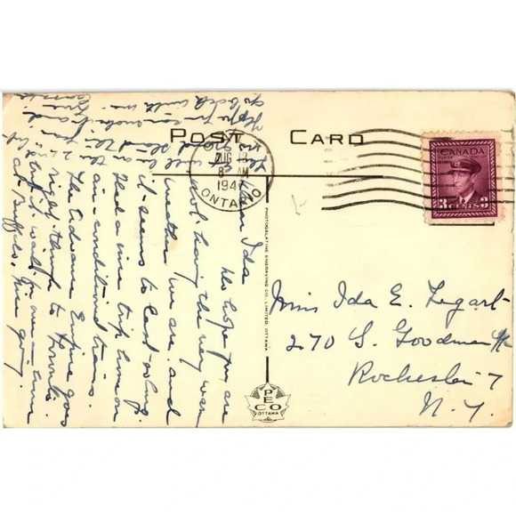 Trinity Church, Gait, Ontario Postcard - Picture 2 of 2